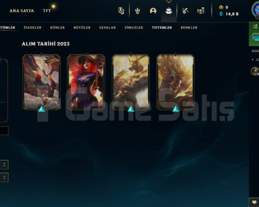 ACİL SATILIK PLAT 3 SKİNLİ HESAP