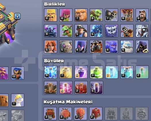SUPERCELL İDSİZ BB14 8 KOSTÜMLÜ DOLU ÇAR