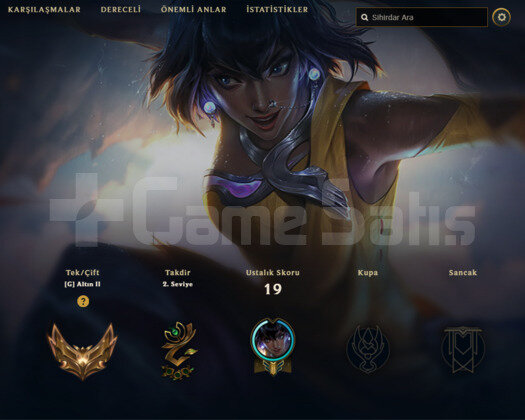 EUW GEÇİCİ RANKI GOLD 2 2 KOSTUM HESAP