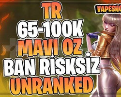 BAN RİKSİZ! TR +69K MAVİ ÖZ 30 LEVEL UNRANKED