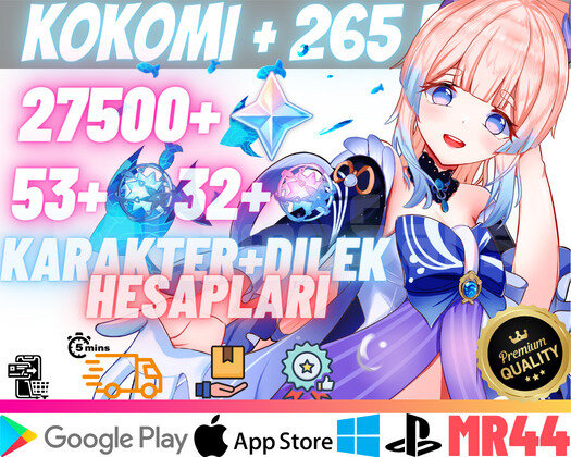 EU | MR44 Kokomi + 265Dilek - 27500Köken53+32Yazgı