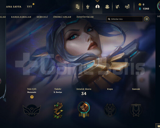 TR Unranked | 1 Kostüm - 28 Hero | LoL Hesap