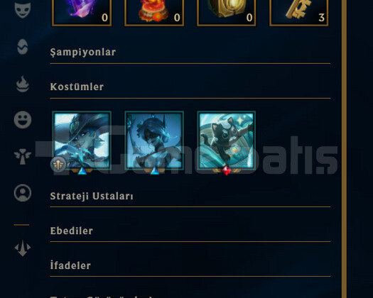 TR Unranked | 2 Kostüm - 36K Mö | LoL Hesap