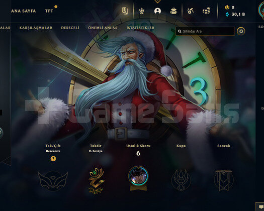 TR Unranked | 1 Kostüm - 30K Mö | LoL Hesap