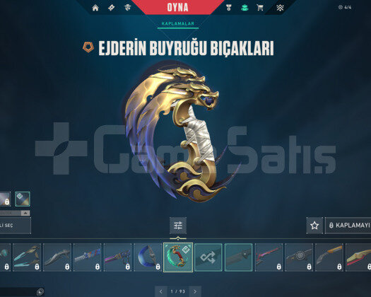 EJDER BUYRUK BIÇAK/VANDAL/YAĞMACI E-POSTA HESAP