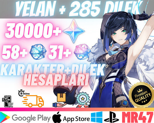 EU | MR47 Yelan + 285Dilek - 30000Köken 58+31Yazgı