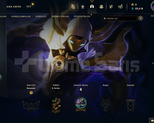 TR Unranked | 2 Kostüm - 23K Mö | LoL Hesap
