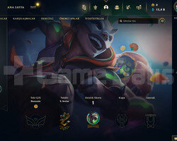 TR Unranked | 1 Kostüm - 18K Mö | LoL Hesap