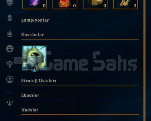 TR Unranked | 1 Kostüm - 18K Mö |LoL Hesap
