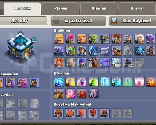 Clash of Clans BB 13 Hesap