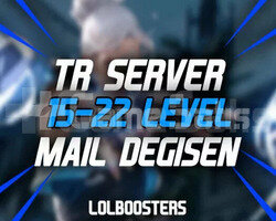 TR UNRANKED MAİL 15-22 LVL HESAPLAR