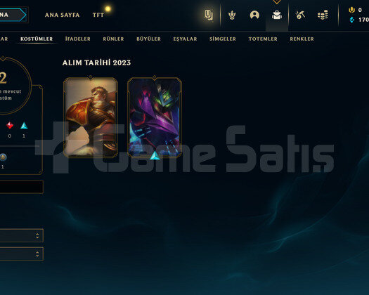 TR Unranked | 2 Kostüm - 27 Hero | LoL Hesap