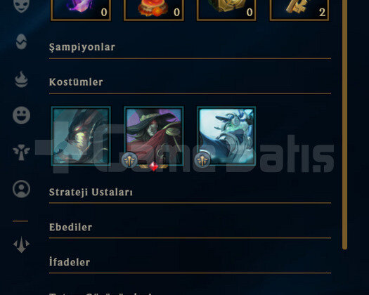 TR Unranked | 2 Kostüm - 23 Hero | LoL Hesap