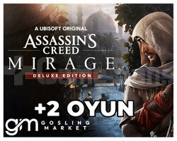 Assassins Creed Mirage Deluxe Edition + 2 OYUN