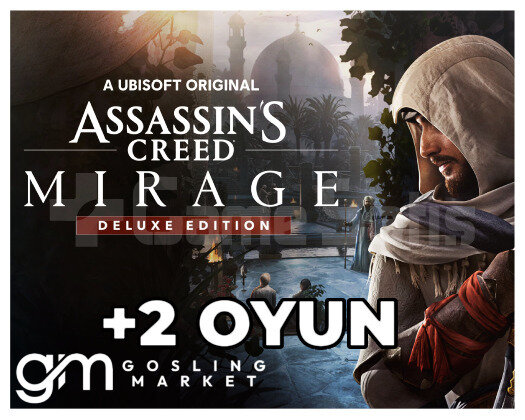 Assassins Creed Mirage Deluxe Edition + 2 OYUN