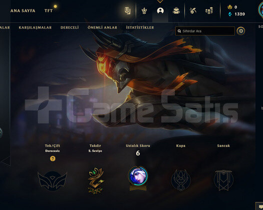 TR Unranked | 2 Kostüm - 33 Hero | LoL Hesap