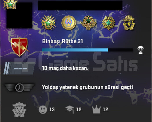 8 MADALYALI & 3000 TL STEAM OYUN & 1908 SAATLİ &