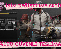 9.7 SV PUBG KLAN İSİM DEĞİŞTİRME AKTİF