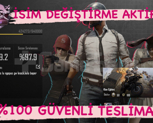 9.7 SV PUBG KLAN İSİM DEĞİŞTİRME AKTİF