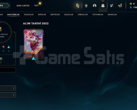 TR Unranked | 1 Kostüm - 29 Hero | LoL Hesap