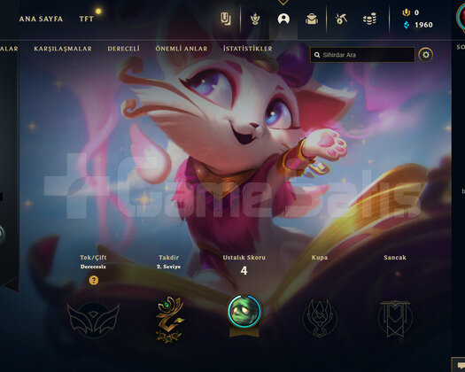 TR Unranked | 1 Kostüm - 29 Hero | LoL Hesap