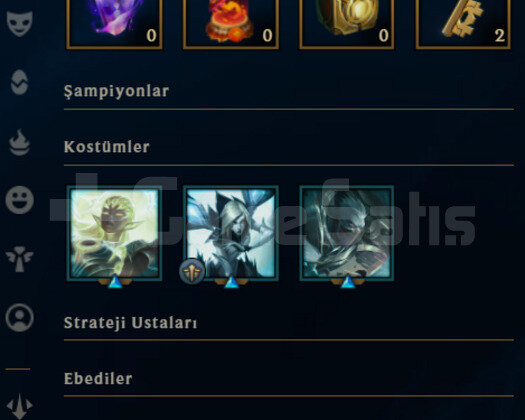 GOLD 1 / PLAT MMR  / 10BİN MAVİ ÖZ