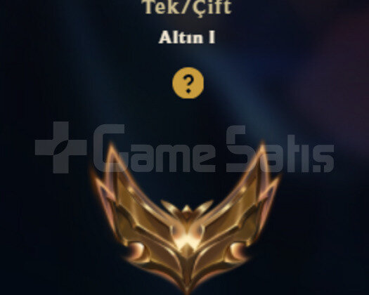 GOLD 1 / PLAT MMR  / 10BİN MAVİ ÖZ