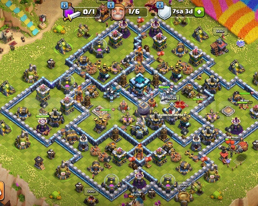 Clash of Clans BB 13 Hesap ve Hero Süper