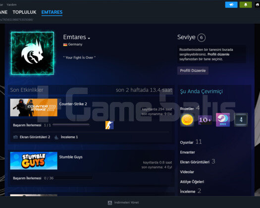 Counter Strike 2 Seçkin Hesap İçinde Dolu Oyun Var