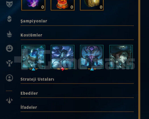 TR Unranked | 1 Kostüm - 29K Mö | LoL Hesap