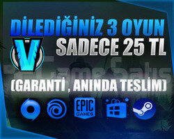İSTEDİĞİNİZ 1 OYUN & GARANTİ