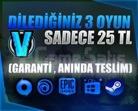 İSTEDİĞİNİZ 1 OYUN & GARANTİ