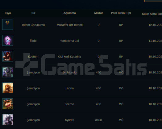 2 MAÇA P4 Z3-Z4 MMR 7 WİNLE G1 KATA SKİN 43K M.Ö!!