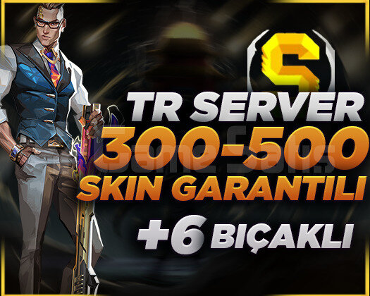 FULL TR 300-500 SKİN GARANTİLİ & +6 BIÇAK