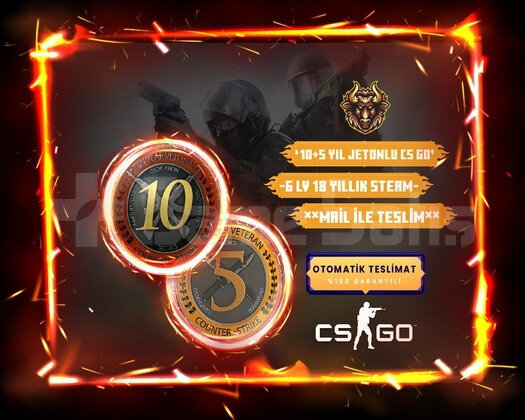 10+5 YIL JETON +18 YIL İLK MAİL STEAM