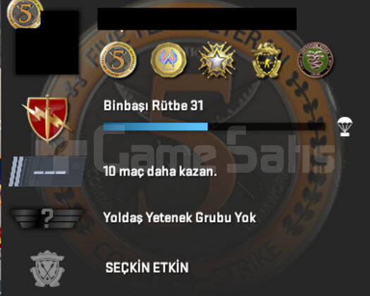 5 MADALYALI & FACEITSIZ & 9 LVL SONRA MADALYA ALIC
