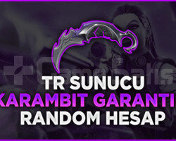 KARAMBİT GARANTİLİ 100TR ULTRA VİP RANDOM