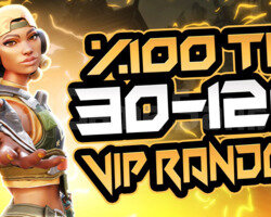 30 120 SKİNLİ 100TR SERVER ULTRA VİP RANDOM