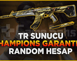 CHAMPİONS GARANTİLİ 100TR SERVER ULTRA VİP RANDOM