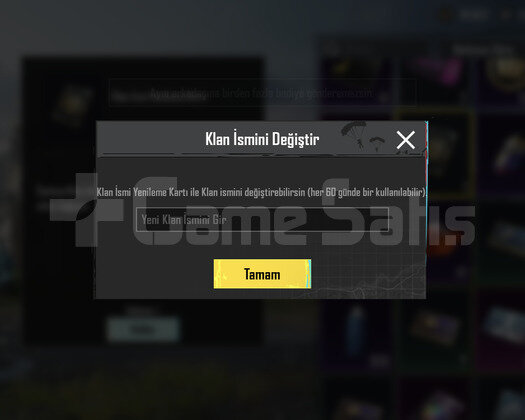 10 SV PUBG KLAN İSİM DEĞİŞTİRME AKTİF