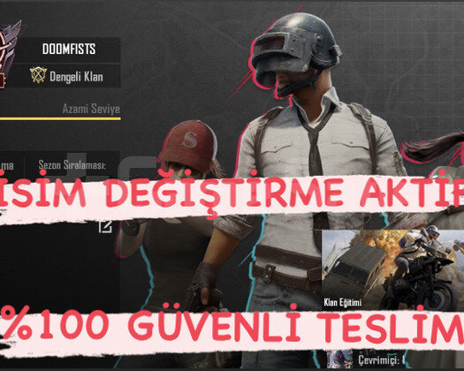 10 SV PUBG KLAN İSİM DEĞİŞTİRME AKTİF
