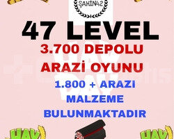 47 level 3700 DEPOLU ARAZI OYUNU