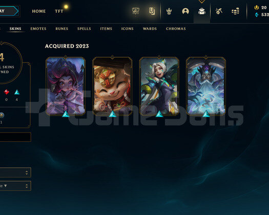 EUW Unranked | 4 Kostüm - 28 Hero | LoL Hesap