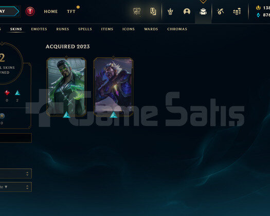 EUW Unranked | 1380 Rp - 2 Kostüm | LoL Hesap