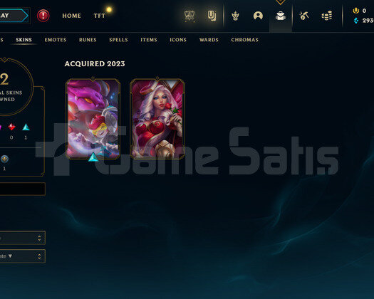 EUW Unranked | 2 Kostüm - 26 Hero | LoL Hesap
