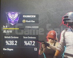 8.5 SEVİYE İSİM DEĞİŞTİRME AKTİF KLAN PUBG MOBİLE