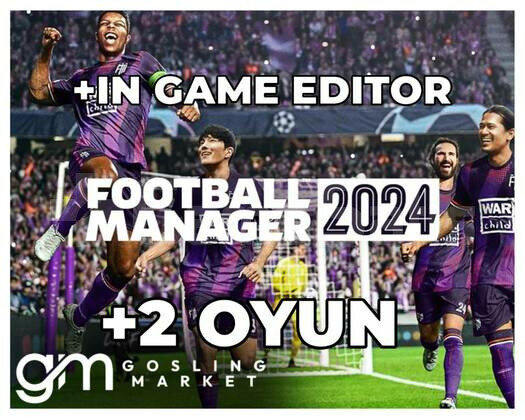Football Manager 2024 + İn Game Editör + 2 OYUN