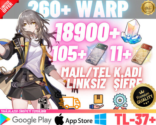EU | TL37 260+ WARP - 18900JADE + 105+11PASS