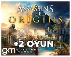 Assassins Creed Origins + 2 Oyun + Garanti