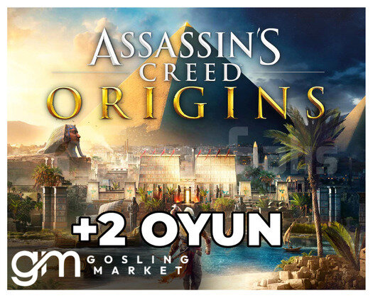 Assassins Creed Origins + 2 Oyun + Garanti